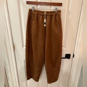 Women's Barrel Leg Brown Pants